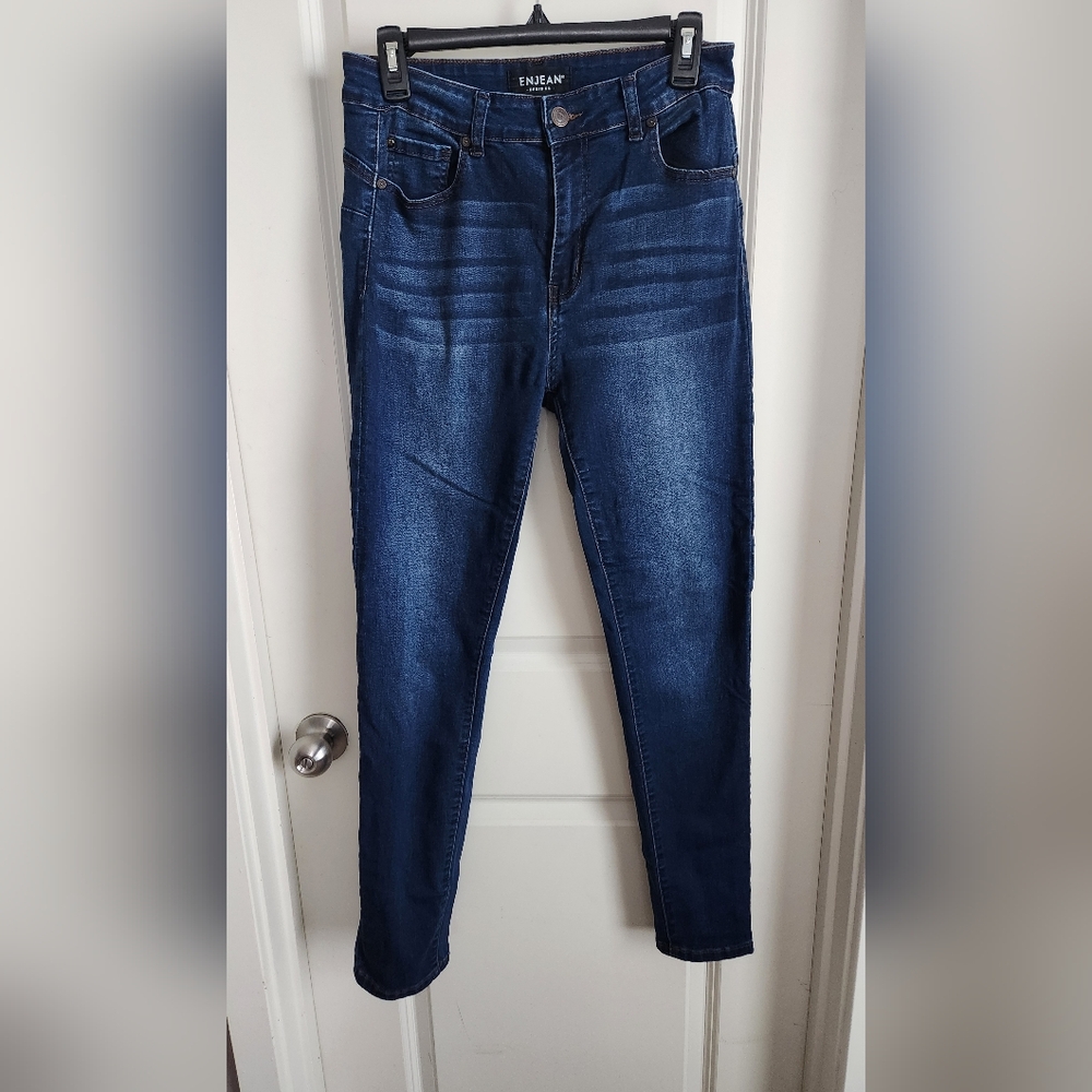 Enjean Classic High-Rise Dark Blue Women's Jeans